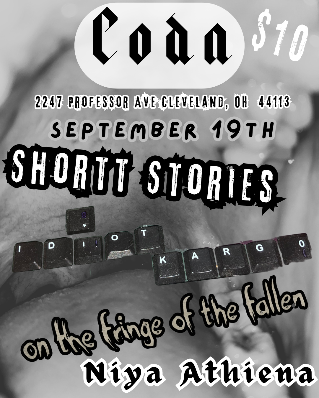 Coda show flyer