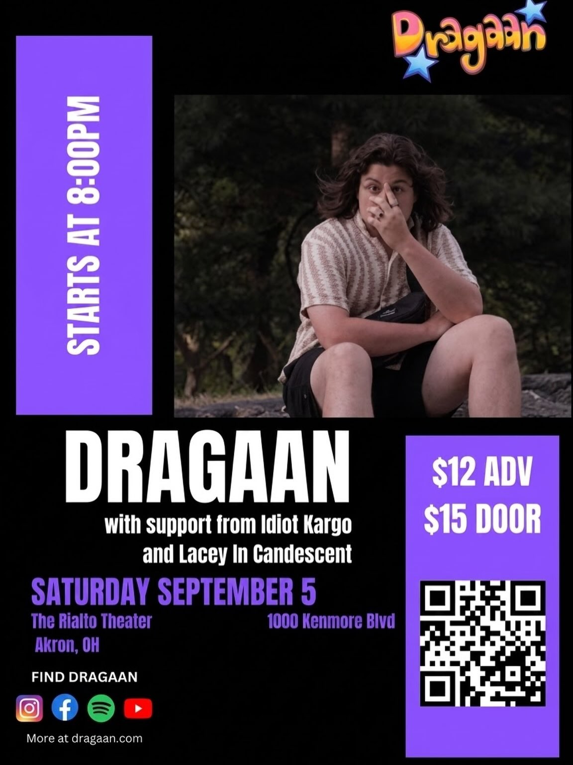 Dragaan show flyer